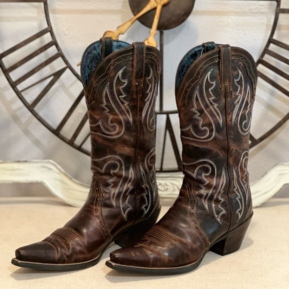 Ariat Shoes - Ariet Western Boots Heritage X Toe Style#10010265
